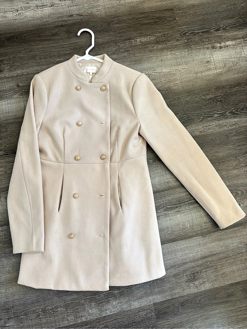 Entro Cream Pea Coat